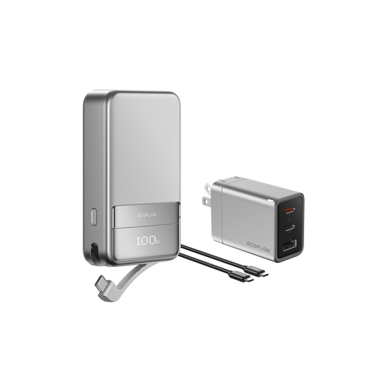 EcoFlow RAPID Magnetic Power Bank (10,000mAh) + EcoFlow RAPID 65W GaN充電器セット