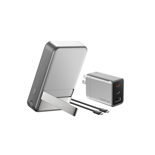 EcoFlow RAPID Magnetic Power Bank (10,000mAh) + EcoFlow RAPID 65W GaN充電器セット